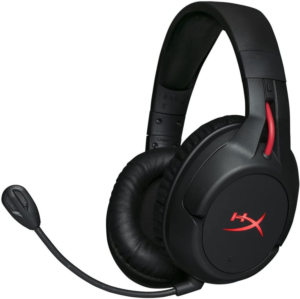 صورة سماعة هايبر اكس - HyperX Cloud Flight - Wireless Gaming Headset, with Long Lasting Battery Upto 30 hours of Use, Detachable Noise Cancelling Microphone, Red LED Light, Bass, Comfortable Memo رقم 5