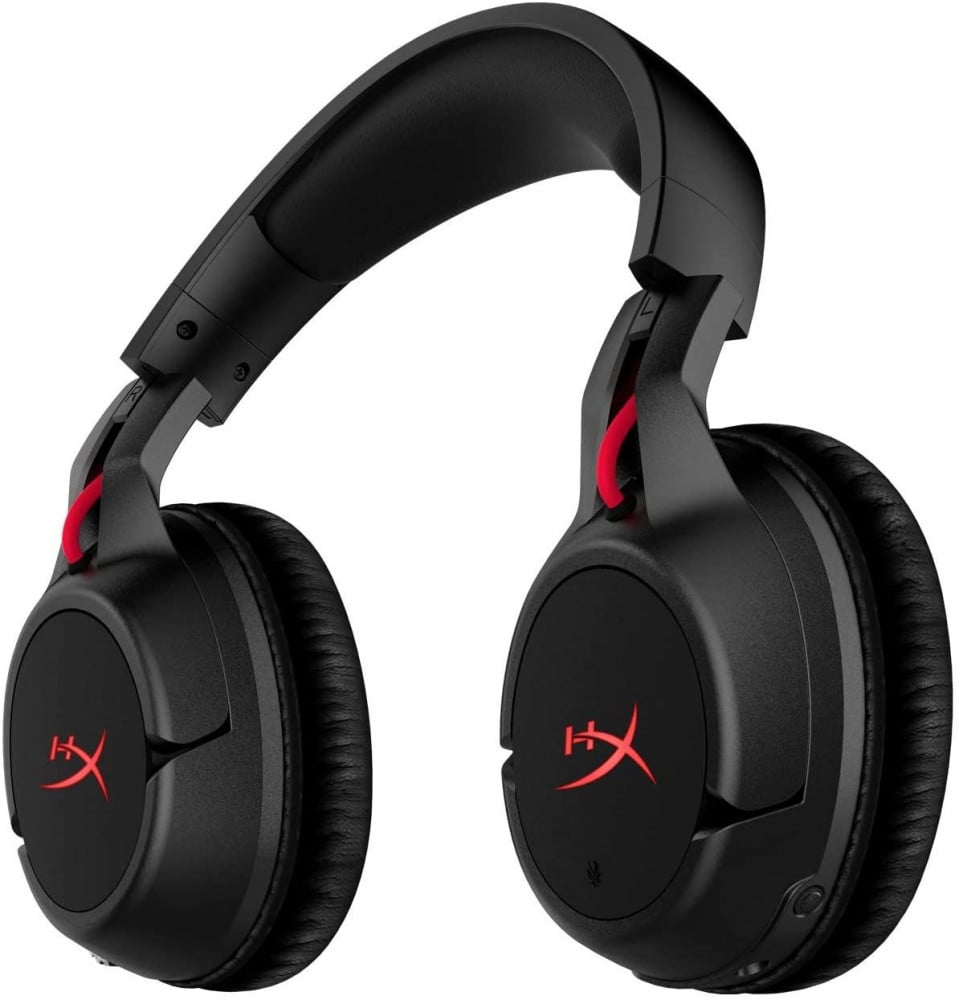 صورة سماعة هايبر اكس - HyperX Cloud Flight - Wireless Gaming Headset, with Long Lasting Battery Upto 30 hours of Use, Detachable Noise Cancelling Microphone, Red LED Light, Bass, Comfortable Memo رقم 6