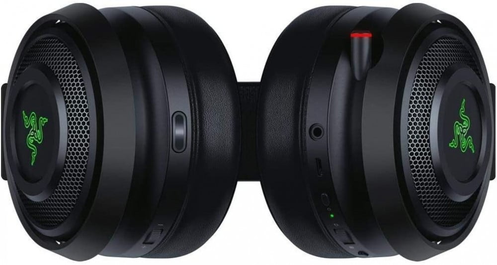 صورة سماعة ريزر بلوتوث - Razer Nari Ultimate THX Spatial Audio Gaming Headset Works with PC, PS4, Xbox One, Switch, Mobile Devices رقم 3