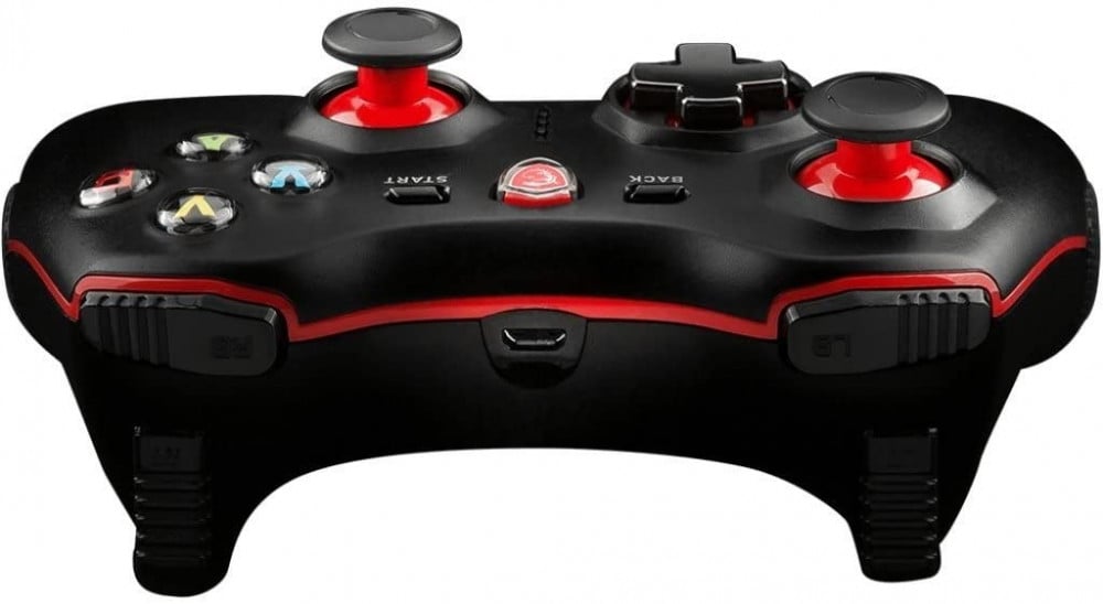 صورة MSI Gaming Wireless Rechargeable Dual Vibration Gaming Controller for PC and Android (FORCE GC30) رقم 3