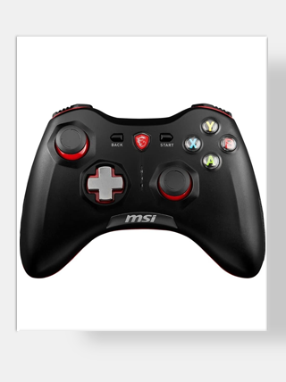 صورة MSI Gaming Wireless Rechargeable Dual Vibration Gaming Controller for PC and Android (FORCE GC30) رقم 7