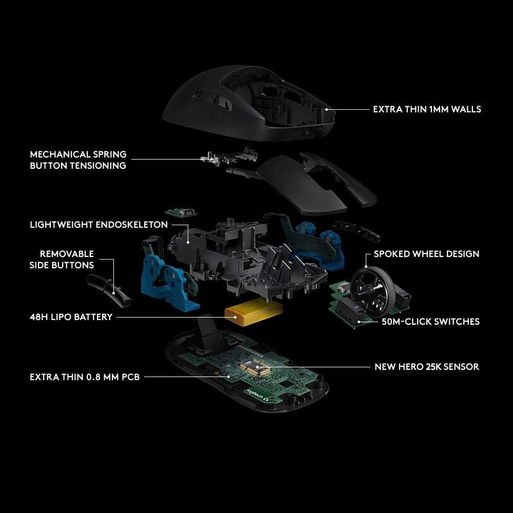 صورة Logitech G Pro Wireless Gaming Mouse with Esports Grade Performance رقم 2