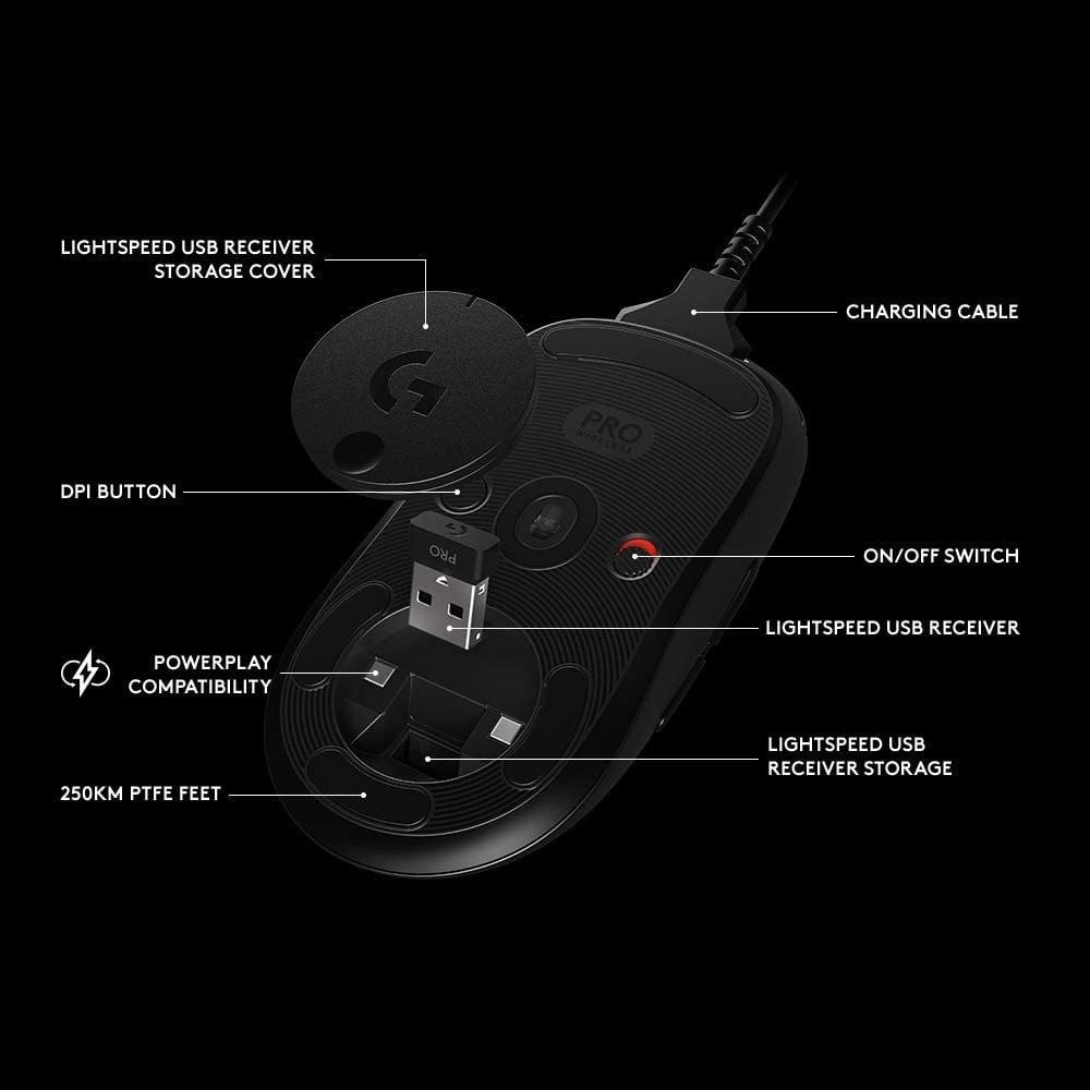 صورة Logitech G Pro Wireless Gaming Mouse with Esports Grade Performance رقم 4