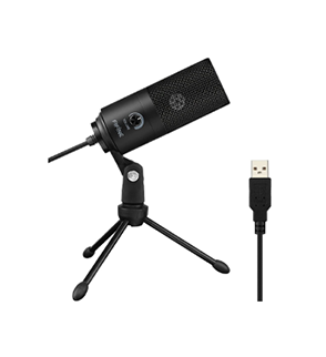 صورة مايكروفون فيفينا - USB Microphone,Fifine Metal Condenser Recording Microphone for Laptop MAC or Windows Cardioid Studio Recording Vocals, Voice Overs,Streaming Broadcast and YouTube Videos-K