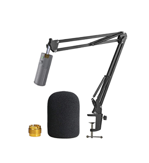صورة Razer Seiren X Boom Arm with Pop Filter - Mic Stand with Foam Cover Windscreen for Razer Seiren X Streaming Microphone by YOUSHARES