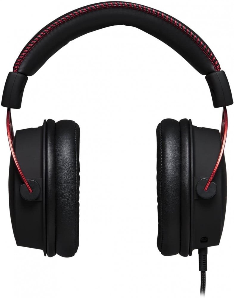 صورة سماعة هايبر اكس كلاود - HyperX Cloud Alpha - Gaming Headset, Dual Chamber Drivers, Award Winning Comfort, Durable Aluminum Frame, Detachable Microphone, Works on PC, PS4, Xbox One, Nintendo  رقم 4