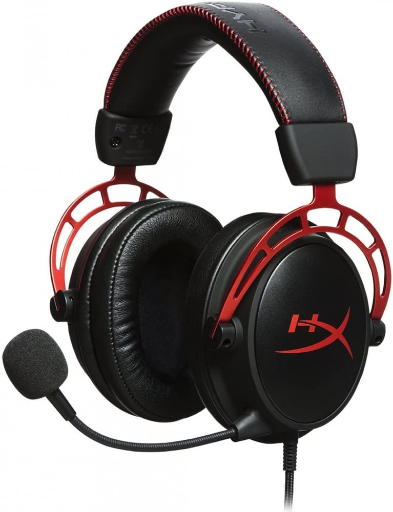 صورة سماعة هايبر اكس كلاود - HyperX Cloud Alpha - Gaming Headset, Dual Chamber Drivers, Award Winning Comfort, Durable Aluminum Frame, Detachable Microphone, Works on PC, PS4, Xbox One, Nintendo  رقم 5