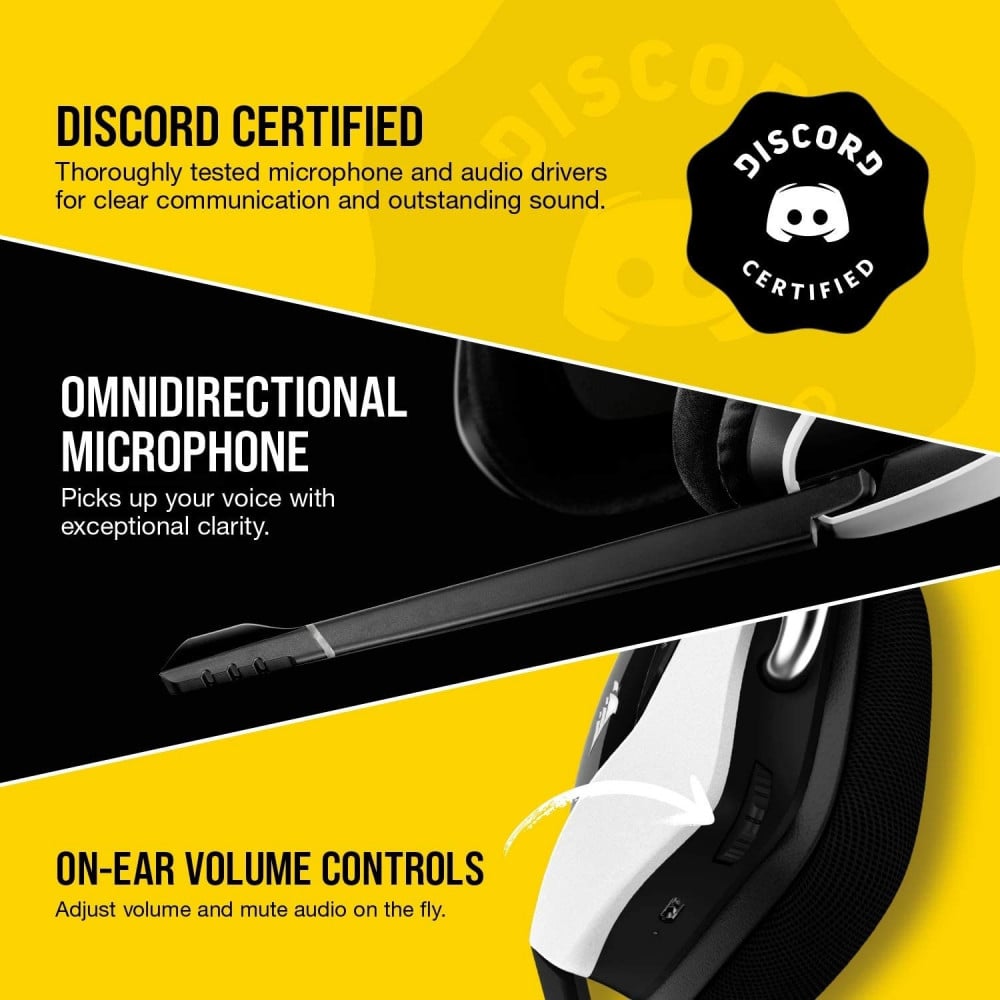 صورة سماعة كورسير فويد - Corsair VOID RGB Elite Wireless Premium Gaming Headset with 7.1 Surround Sound - Discord Certified - Works with PC, PS5 and PS4 - White رقم 6