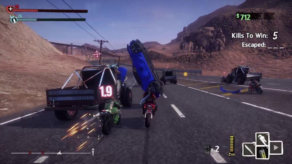 صورة Road Redemption - لعبة السباقات والقتال لجهاز PS4 مستعملة رقم 2