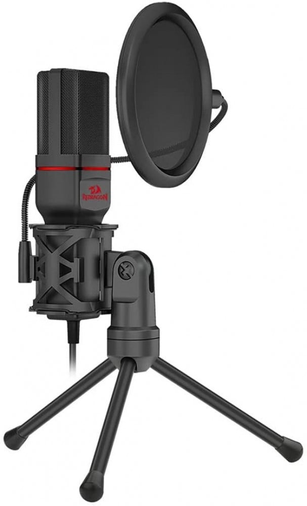 صورة مايك خارجي ريدراجون - Redragon Seyfert GM100 Professional Gaming Microphone with Pop Filter (3.5mm connection) رقم 2