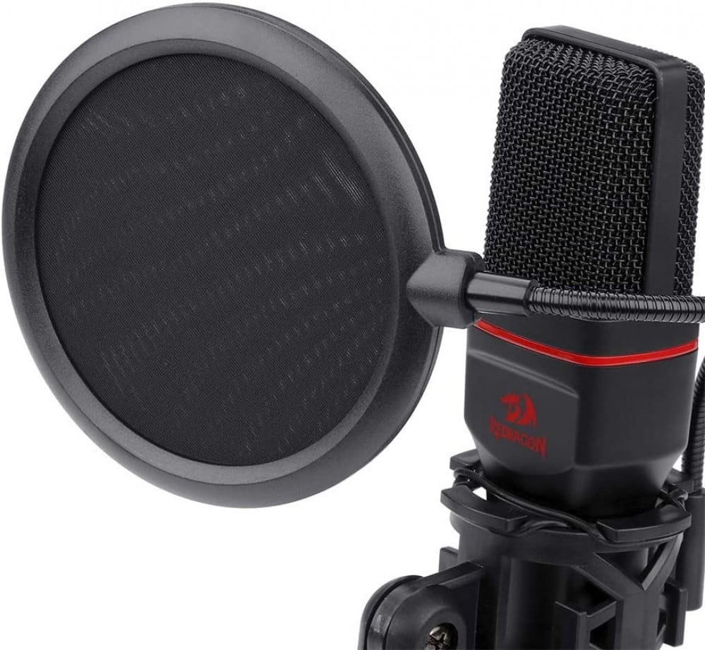 صورة مايك خارجي ريدراجون - Redragon Seyfert GM100 Professional Gaming Microphone with Pop Filter (3.5mm connection) رقم 8