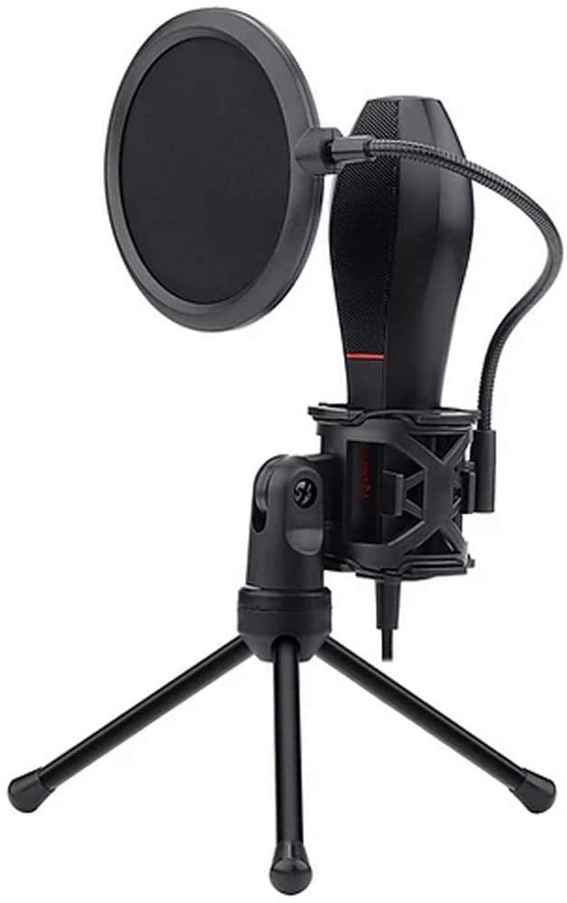 صورة مايك ريدراجون - The Redragon Quasar GM200 Omnidirectional USB Condenser Microphone with Tripod & Pop Filter رقم 6