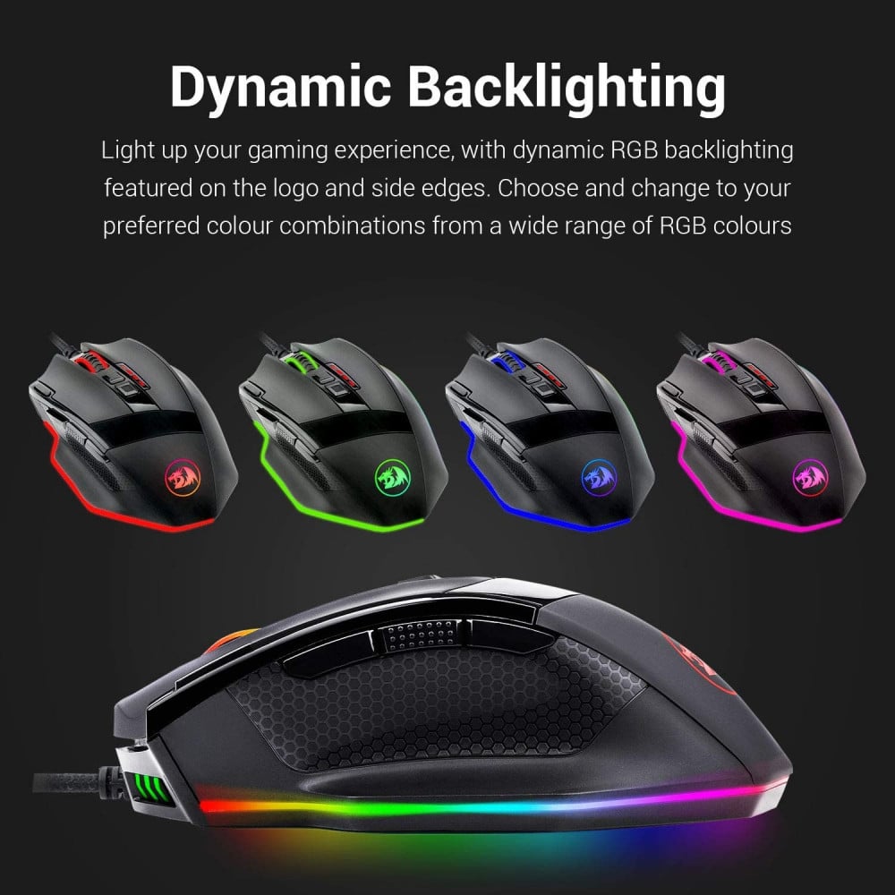 صورة Redragon K585 DITI One-Handed RGB Mechanical Gaming Keyboard, Type-C Professional Gaming Keypad with 7 Onboard Macro Keys, Detachable Wrist Rest, 42 Keys رقم 5