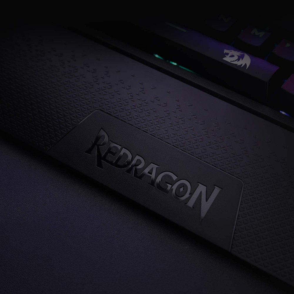 صورة Redragon K596 Vishnu 2.4G Wireless/Wired RGB Mechanical Gaming Keyboard, 87 Keys TKL Compact Keyboard with 3000 mAh Battery, 10 Onboard Macro Keys & Wrist Rest, 10H Play Time, Red Switches رقم 2