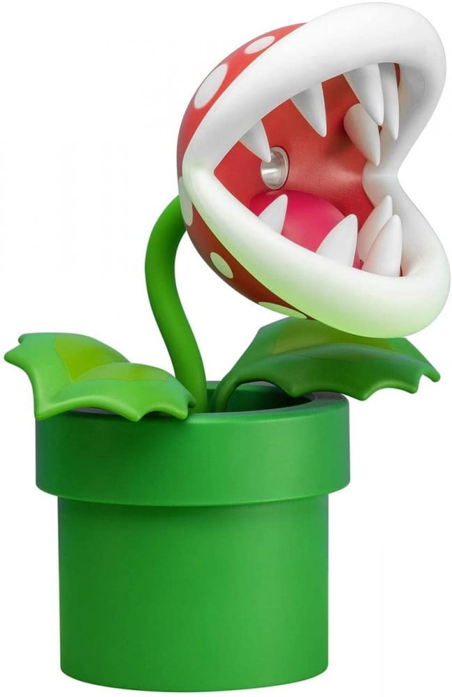 صورة Paladone Piranha Plant Posable Lamp BDP | LED Light with Flexible Head for Nintendo Fans | Officially Licensed Super Mario | 33cm Tall USB Powered, Red and Green رقم 2