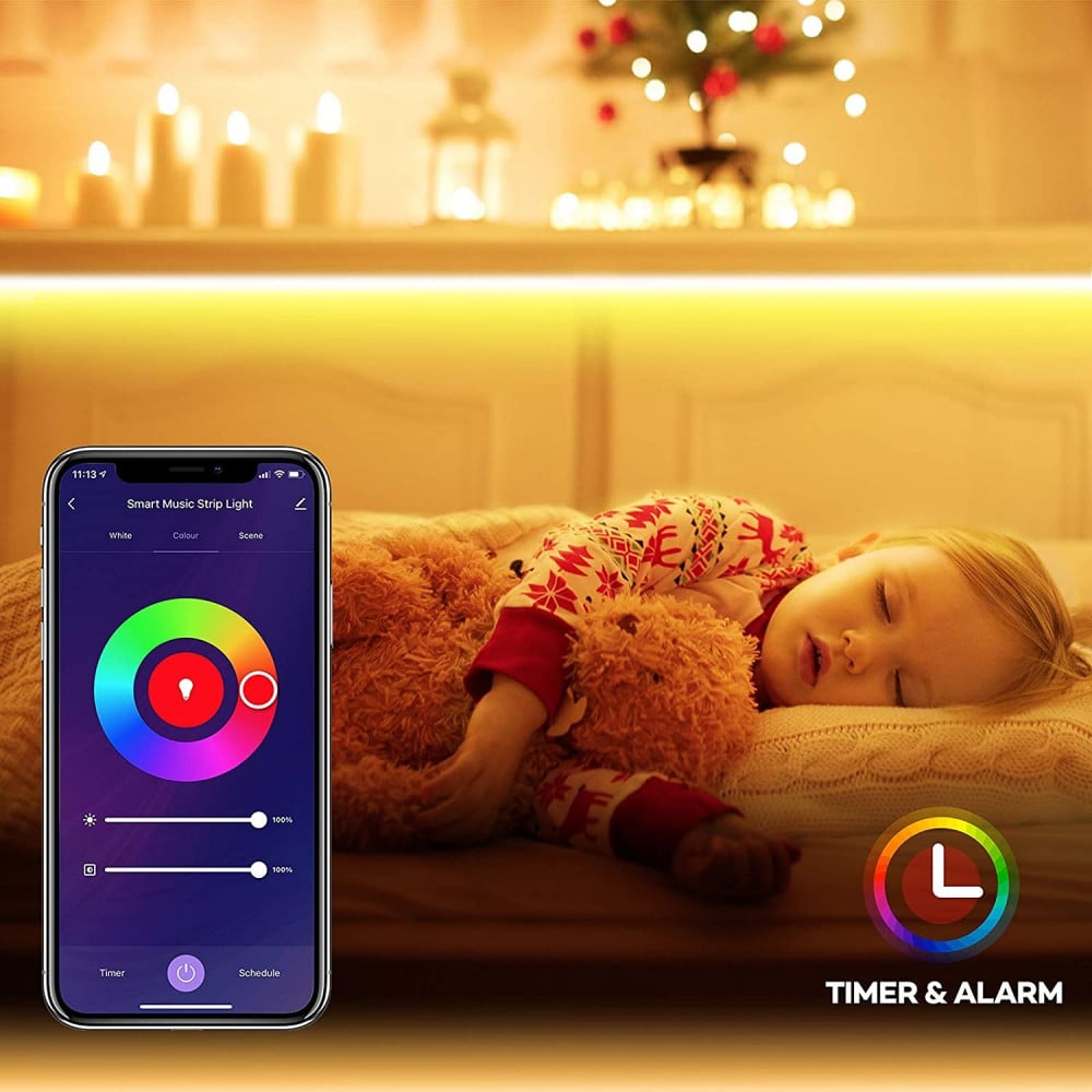 صورة Govee Homeyard Led Strip Lights 5M -16.4FT Smart WiFi RGB Light Strips Work with Alexa Google Assistant Remote Voice APP Control Music Sync Rope Light Color Changing for Home Kitchen Bedroom رقم 6