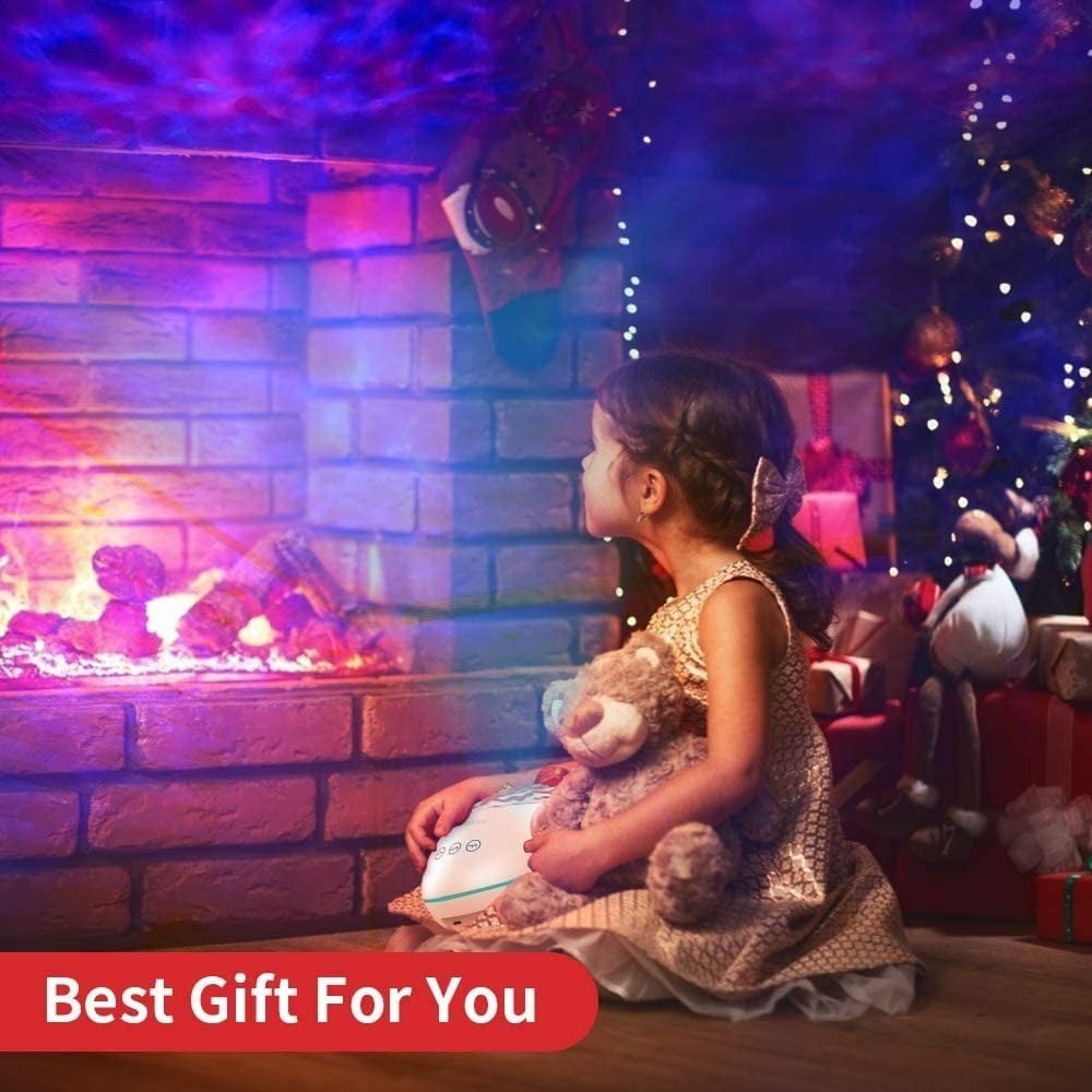 صورة Star Galaxy Light Projector with Bluetooth Speaker, Ocean Wave Projector Night Light Built-in Music Player, Sleep Timer & Remote Control,8 Starlight Light Projector Modes for Bedroom Party D رقم 4