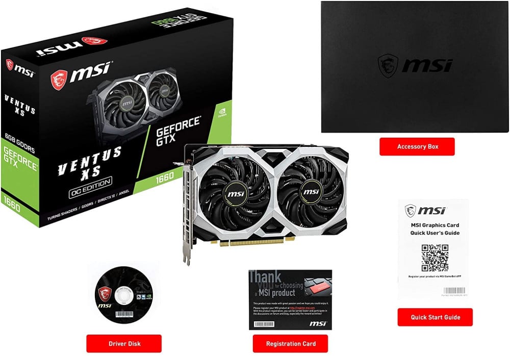 صورة MSI Gaming GeForce GTX 1660 VENTUS XS OC EDITION رقم 8