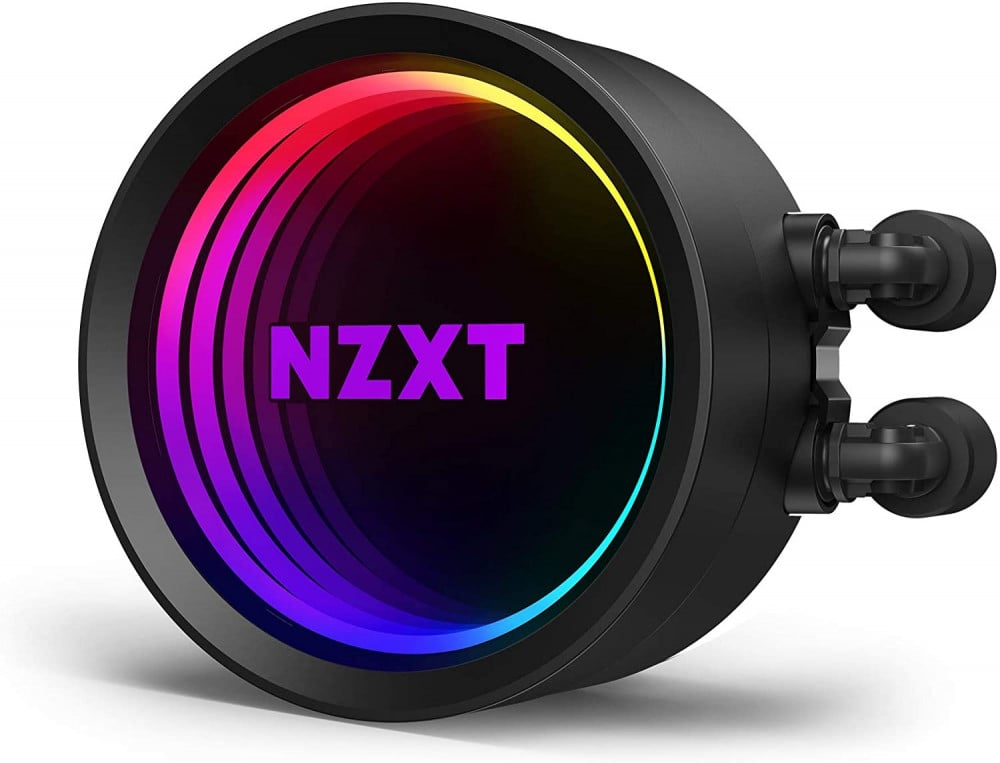 صورة NZXT Kraken X53 240mm - RL-KRX53-01 - AIO RGB CPU Liquid Cooler - Rotating Infinity Mirror Design - Improved Pump - Powered By CAM V4 - RGB Connector - Aer P 120mm Radiator Fans (2 Included) رقم 4