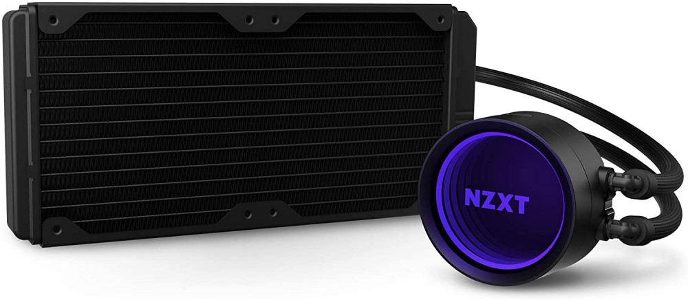 صورة NZXT Kraken X53 240mm - RL-KRX53-01 - AIO RGB CPU Liquid Cooler - Rotating Infinity Mirror Design - Improved Pump - Powered By CAM V4 - RGB Connector - Aer P 120mm Radiator Fans (2 Included) رقم 6