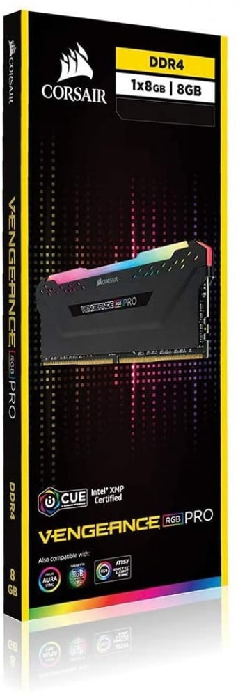 صورة Corsair Vengeance RGB Pro 8GB (1x8GB) DDR4 3200 (PC4-25600) C16 Optimized for AMD Ryzen – Black رقم 7