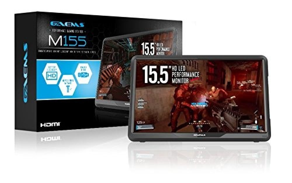 صورة شاشة قيمز 60 هيرتز 15.5 إنش سوني , اكس بوكس - GAEMS M155 15.5" HD LED Performance Portable Gaming Monitor for PS4, XBOX ONE, and other Consoles (console not included) رقم 2