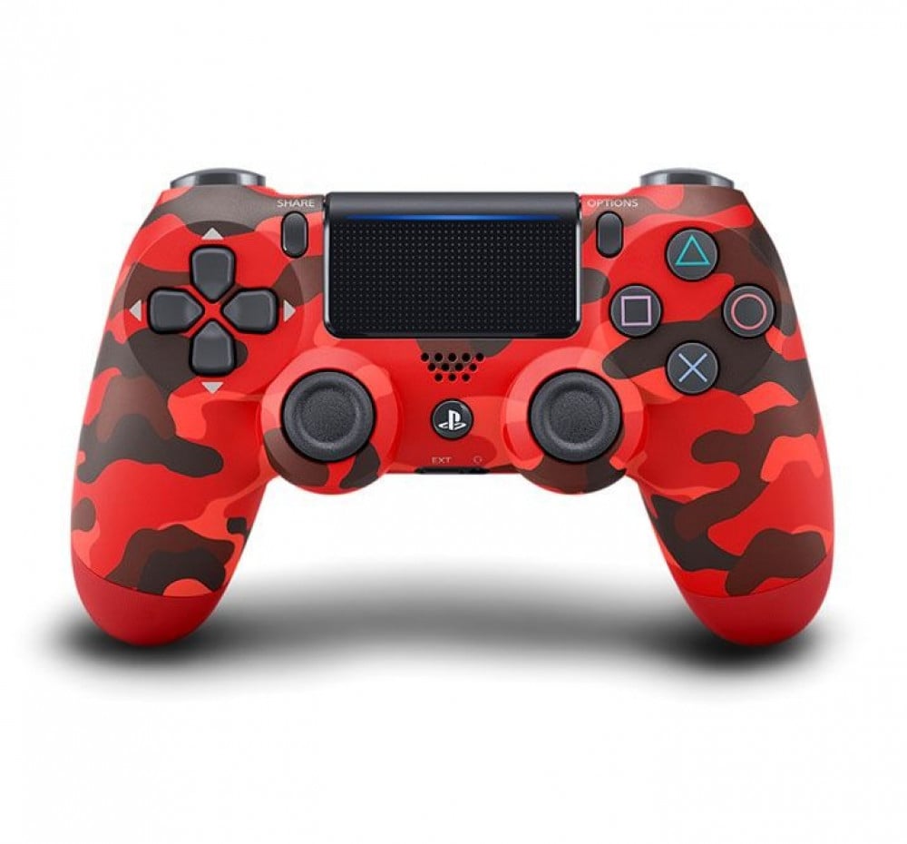 صورة قير أحمر مموه بلايستيشن 4 أصلي