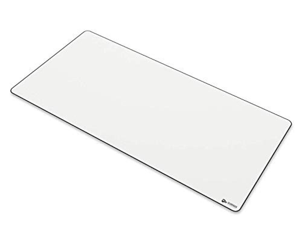 صورة Glorious XXL Extended Gaming Mouse Mat/Pad - Large, Wide (XXL Extended) White Cloth Mousepad, Stitched Edges | 18"x36" (GW-XXL)