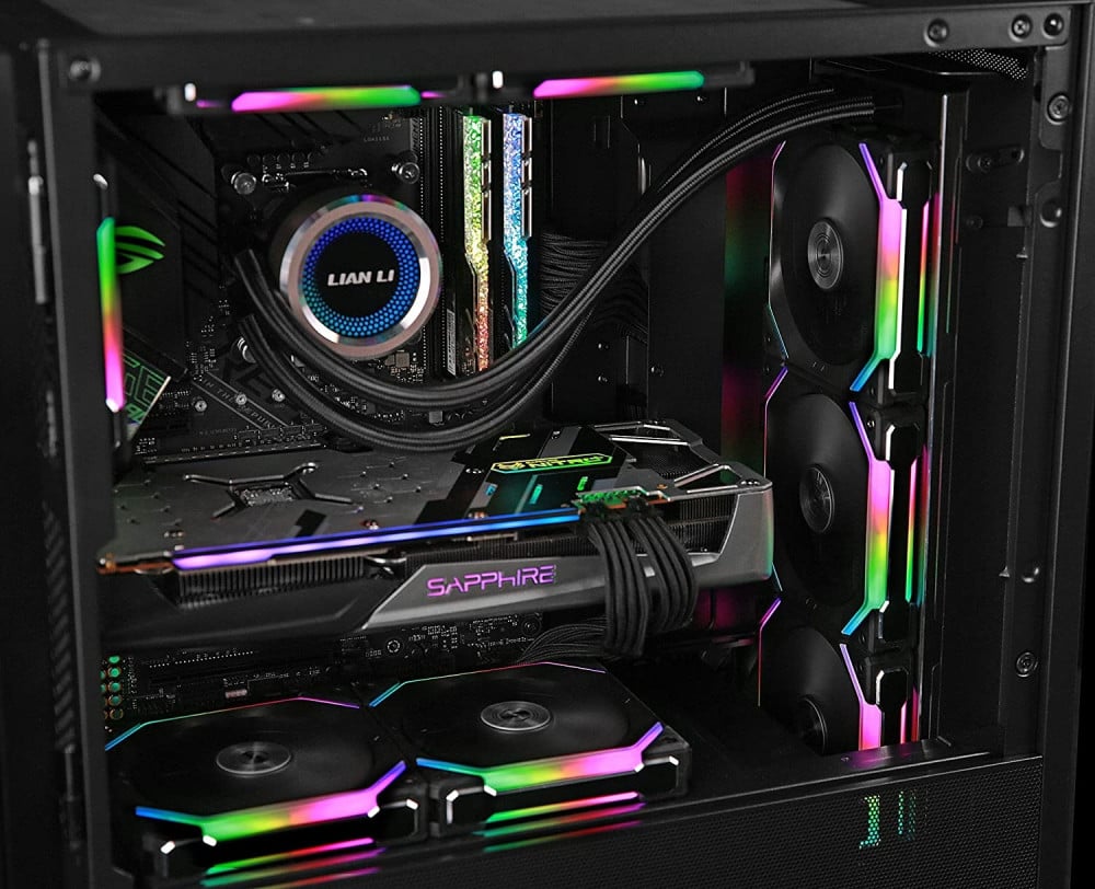 صورة Lian Li Galahad AIO360 RGB Black-Triple 120mm Addressable RGB Fans AIO CPU Liquid Cooler - GA360B رقم 2