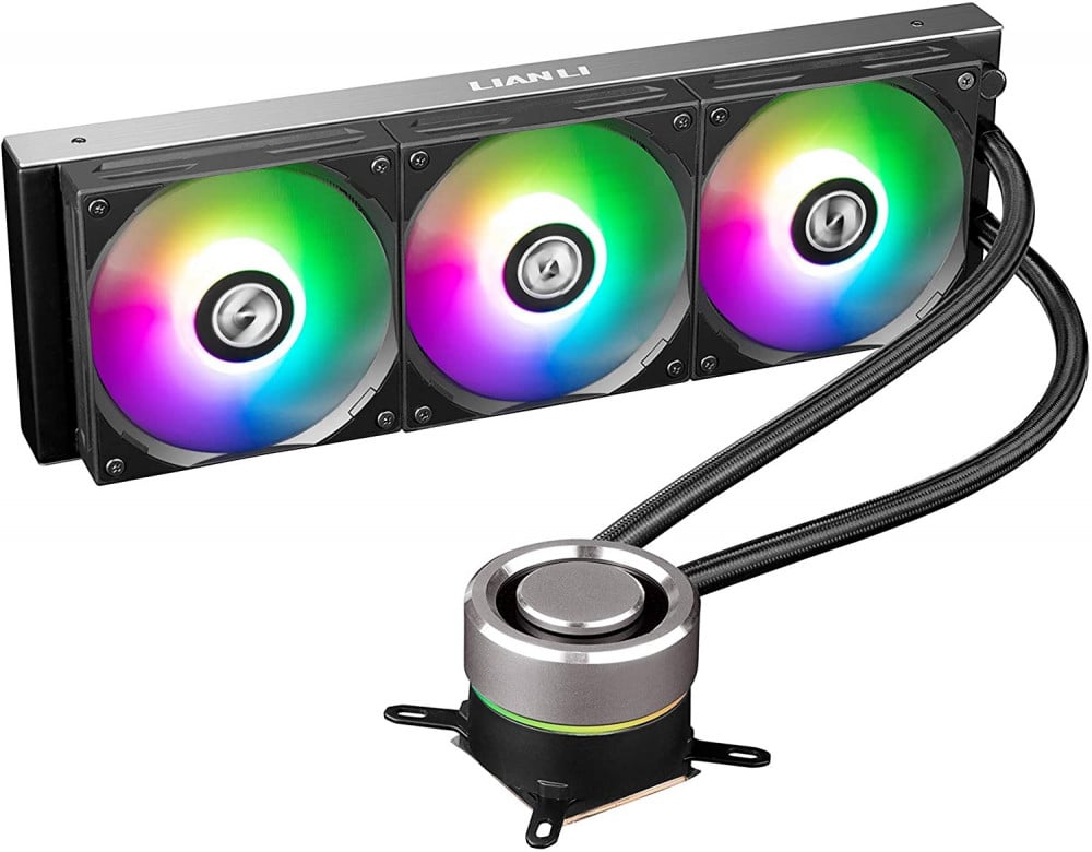 صورة Lian Li Galahad AIO360 RGB Black-Triple 120mm Addressable RGB Fans AIO CPU Liquid Cooler - GA360B رقم 5