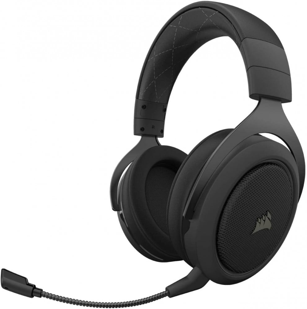 صورة سماعة كورسير - Corsair HS70 Pro Wireless Gaming Headset - 7.1 Surround Sound Headphones for PC, PS5 - 50mm Drivers – Carbon (CA-9011211-NA) رقم 2