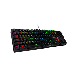 صورة كيبورد Redragon K582 SURARA RGB - الأداء الهادئ والدقة المثالية للألعاب