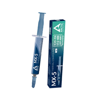 صورة ARCTIC MX-5 (4 g) - Quality Thermal Paste for All CPU Coolers, Extremely high Thermal Conductivity, Low Thermal Resistance, Long Durability, Metal-Free, Non-Conductive, Non-capacitive