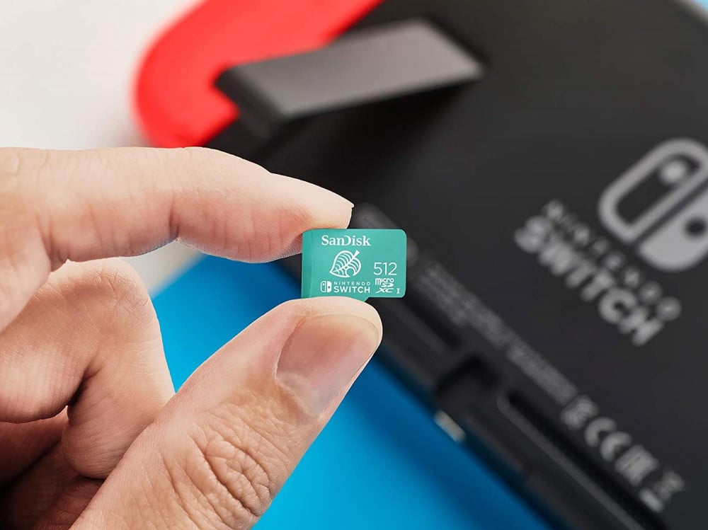 صورة بطاقة ذاكرة مايكرو اس دي اكس سي 512 جيجا SanDisk 512GB microSDXC Card, Licensed for Nintendo Switch Sdsqxao 512G Gnczn رقم 4