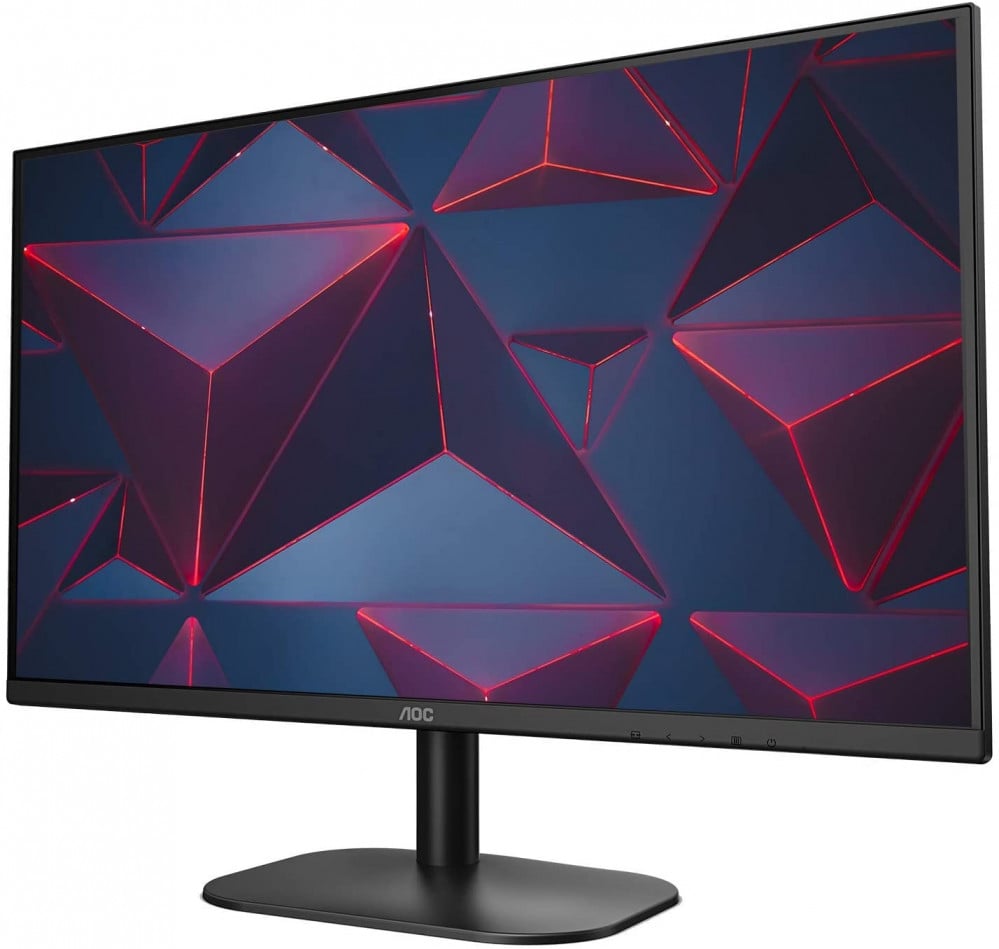 صورة شاشة اوك 60 هيرتز 24 إنش - AOC 24B2XH 24" Full HD IPS Monitor, 3-Sided Frameless & Ultra Slim HDMI and VGA inputs, Lowblue Mode, VESA compatible,Black رقم 2