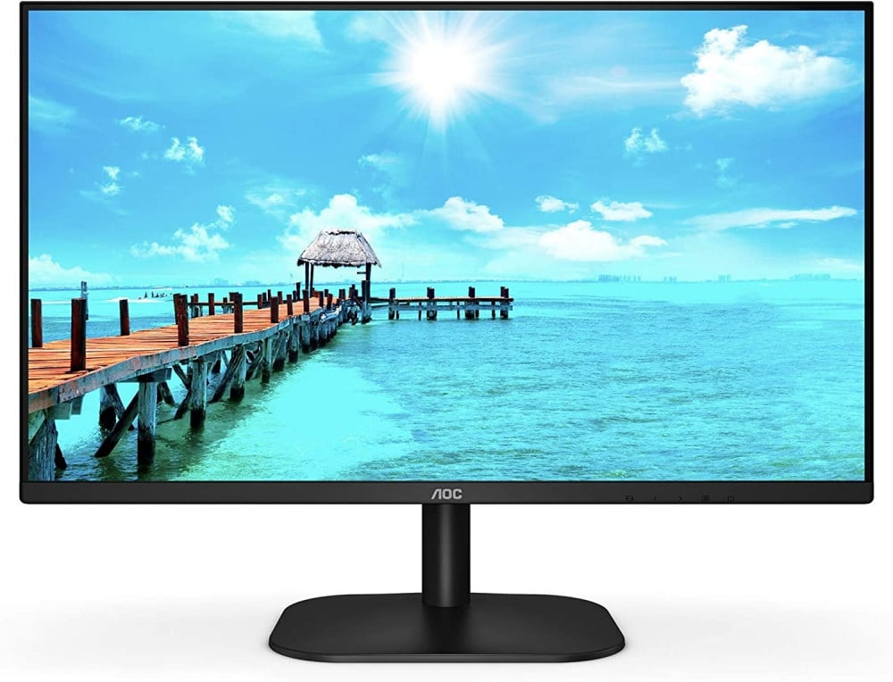 صورة شاشة اوك 60 هيرتز 24 إنش - AOC 24B2XH 24" Full HD IPS Monitor, 3-Sided Frameless & Ultra Slim HDMI and VGA inputs, Lowblue Mode, VESA compatible,Black رقم 7