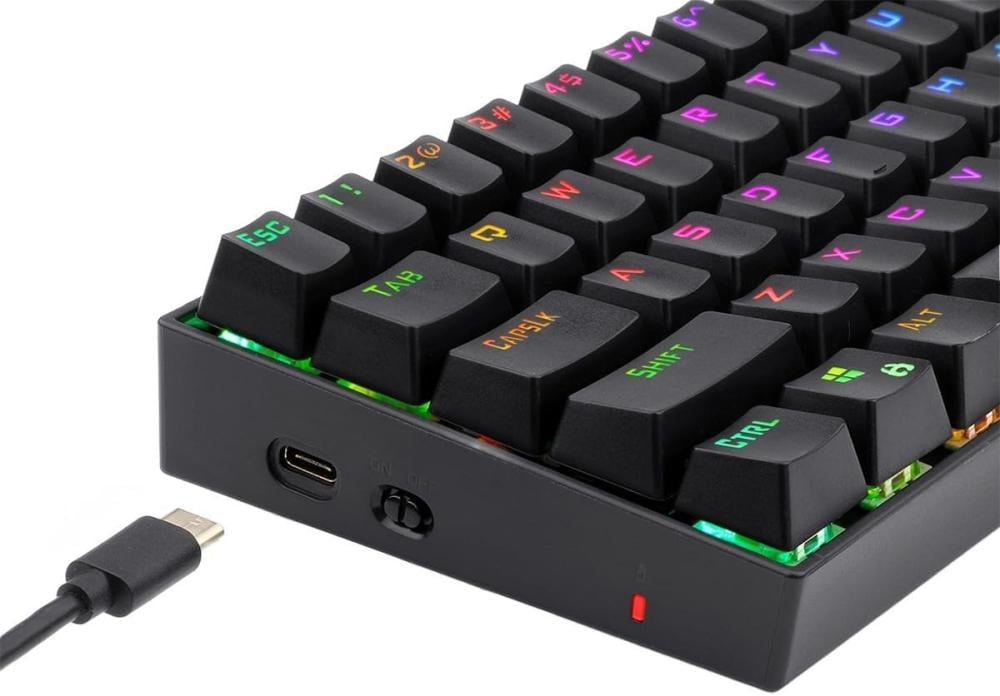صورة Redragon K599-KRS Deimos RGB Compact Wireless Mechanical Gaming Keyboard رقم 5
