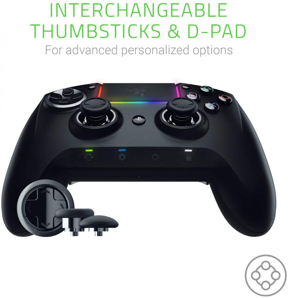 صورة Razer Raiju Ultimate Esports Capable Wireless and Wired Gaming Controller (PS4) رقم 6