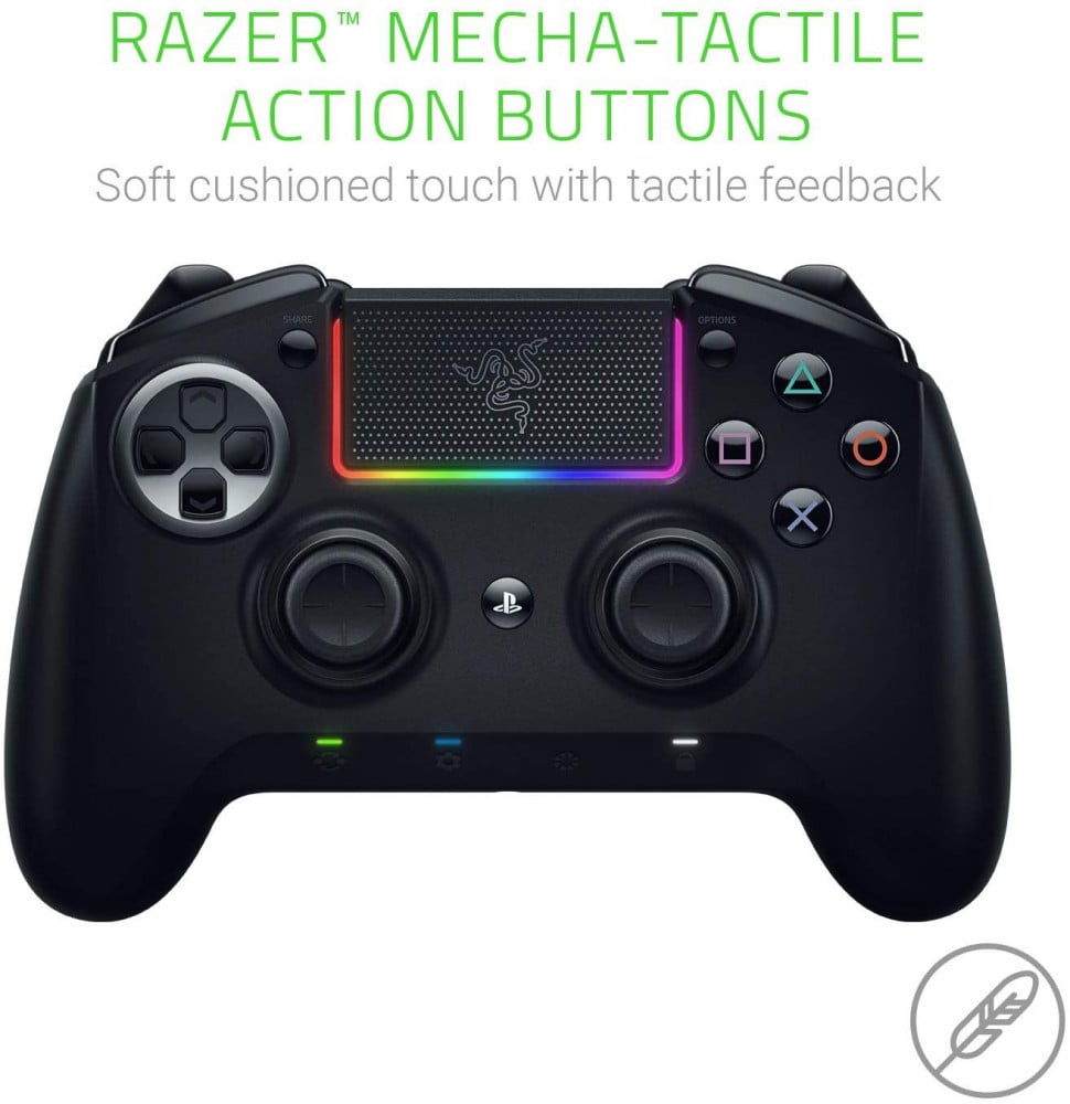 صورة Razer Raiju Ultimate Esports Capable Wireless and Wired Gaming Controller (PS4) رقم 8