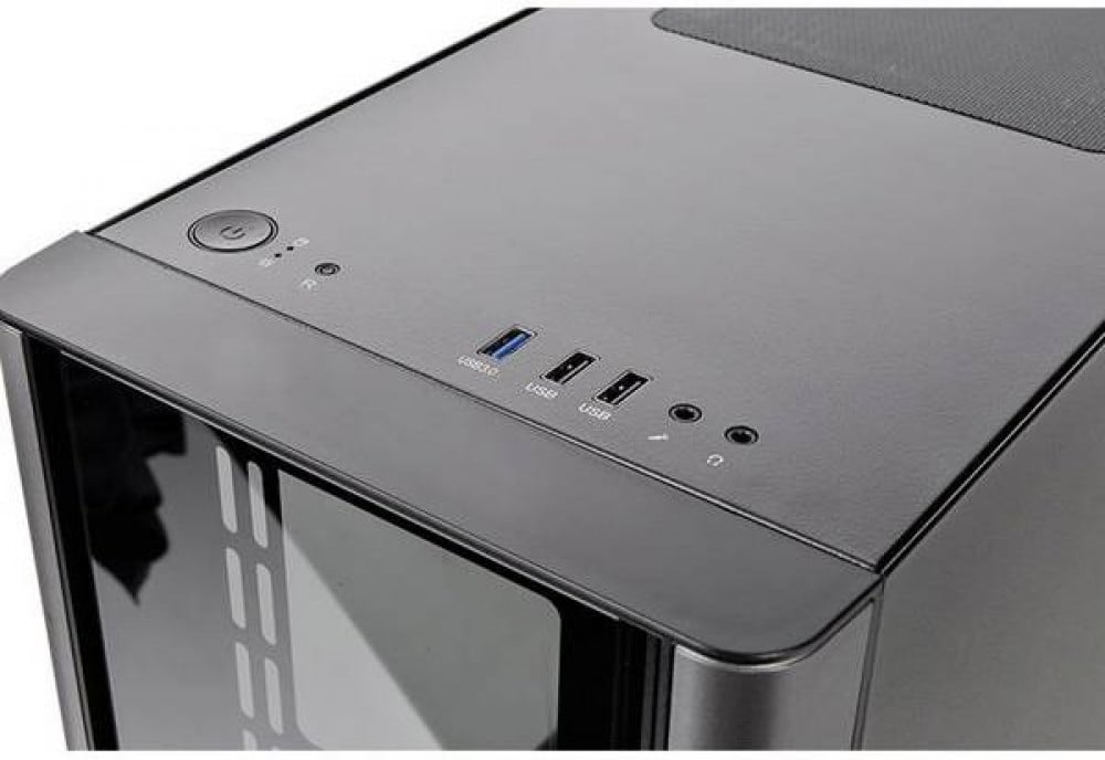 صورة Thermaltake V150 TG Microtower PC casing Black Built-in LED fan, Window, Dust filter رقم 2