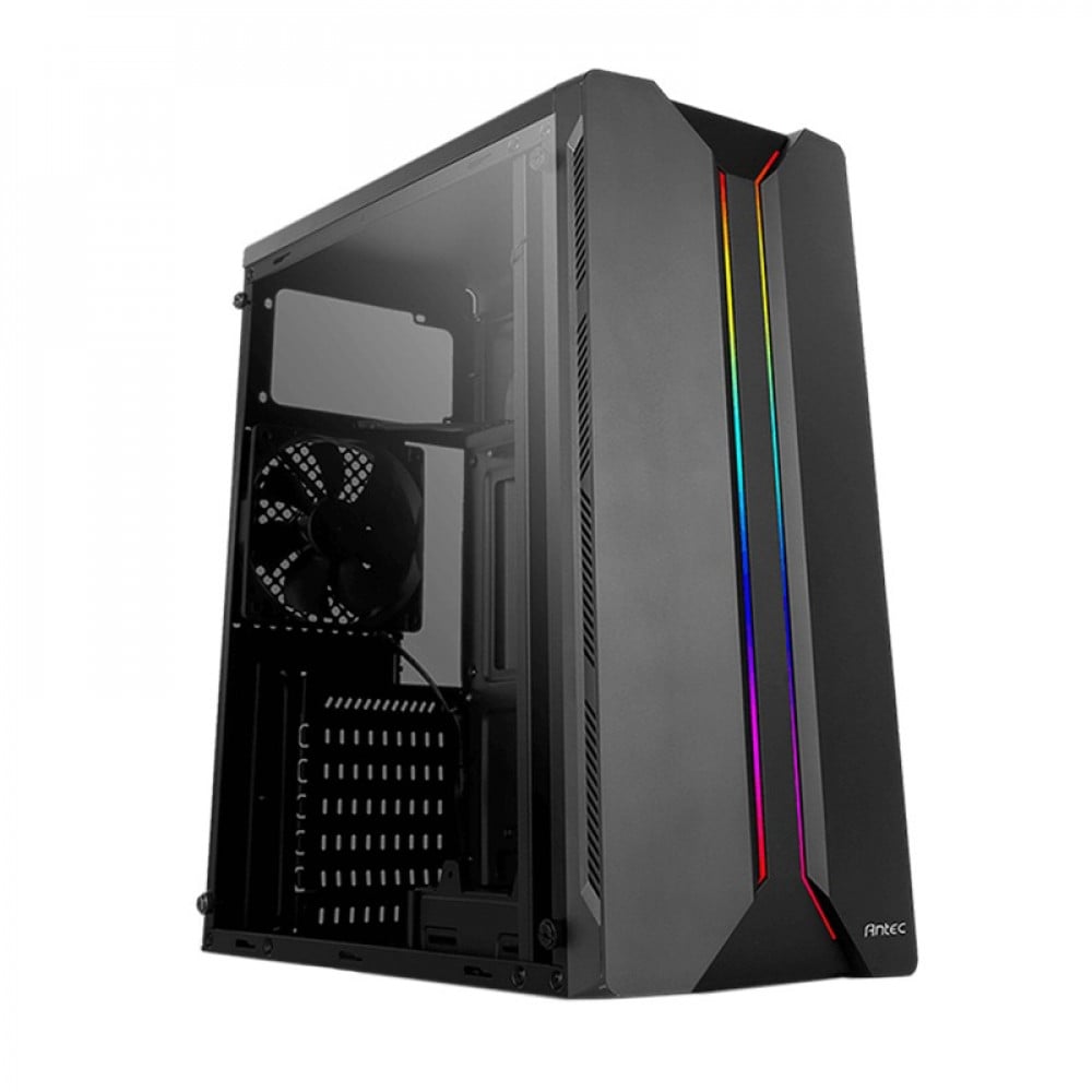 صورة Antec NX110 ARGB Clear Side (GPU 350mm) ATX|Micro ATX|Mini ITX Gaming Chassis – Black