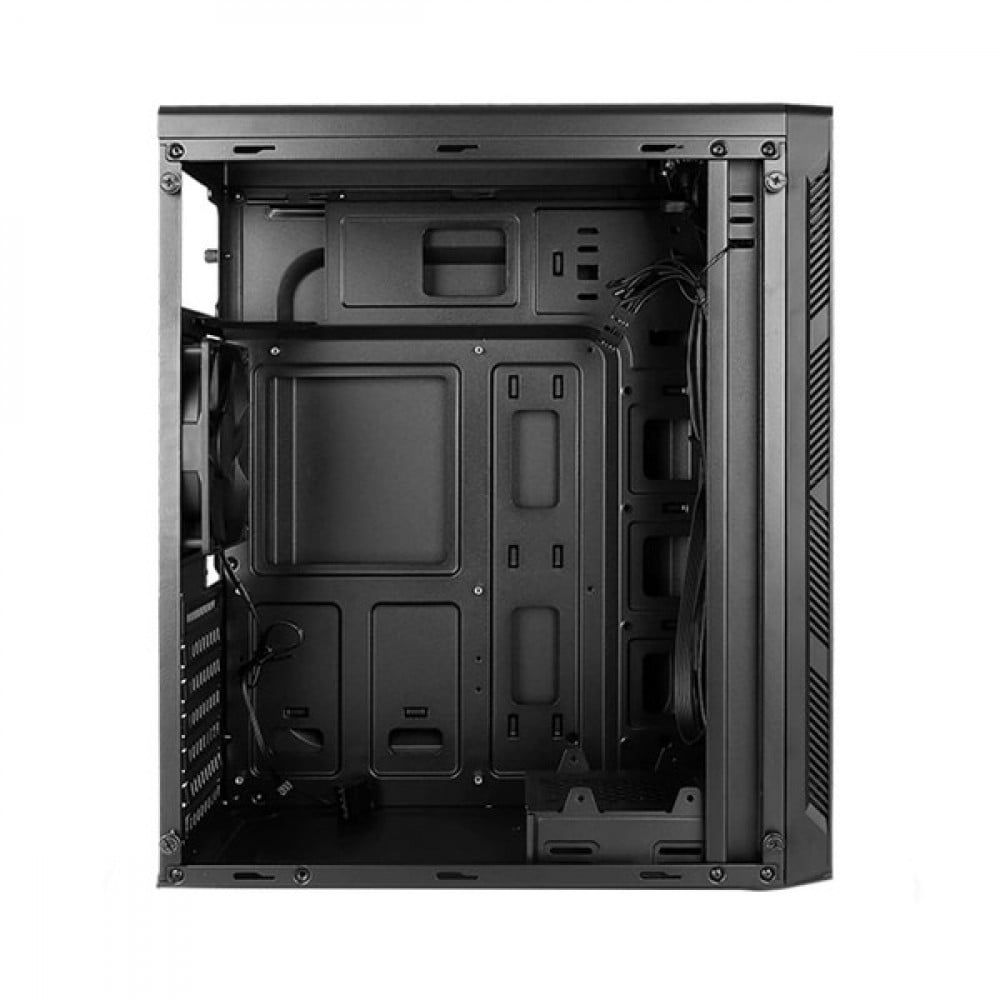 صورة Antec NX110 ARGB Clear Side (GPU 350mm) ATX|Micro ATX|Mini ITX Gaming Chassis – Black رقم 2