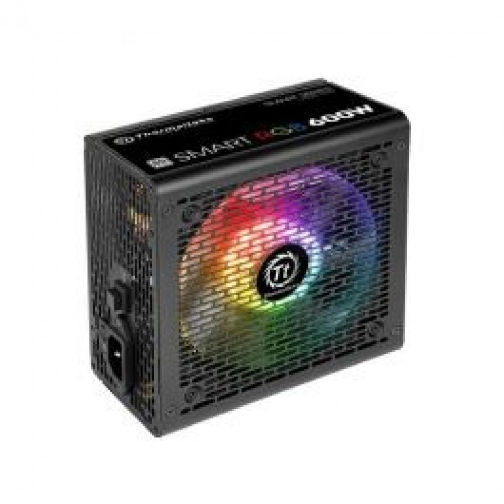 صورة Thermaltake Smart RGB 600W 120mm Ultra Quiet RGB Fan 80 PLUS Certified PSU