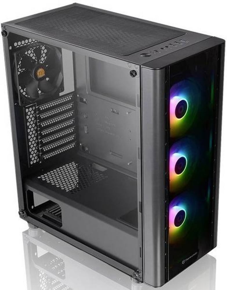 صورة Thermaltake V250 TG Argb Midi tower PC casing Black Built in fan, 3 built in LED fans, Window رقم 7
