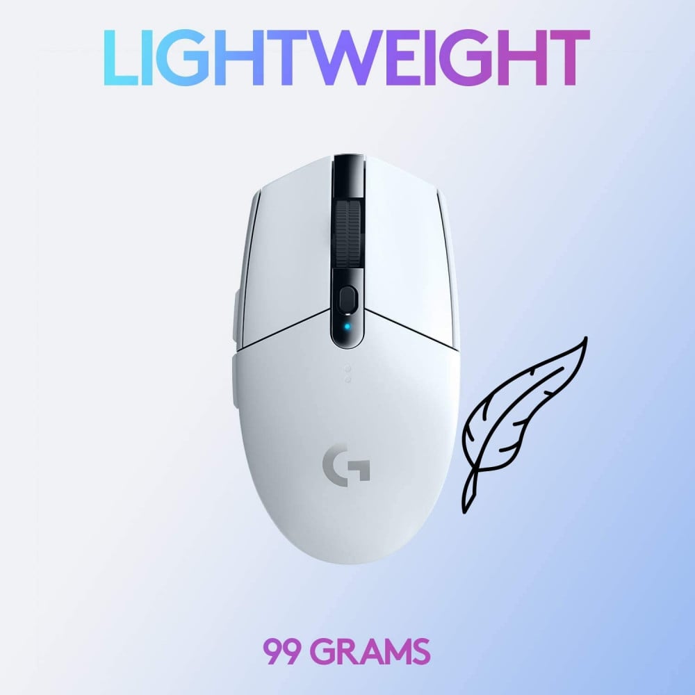 صورة Logitech G305 LIGHTSPEED Wired Gaming Mouse - white رقم 8