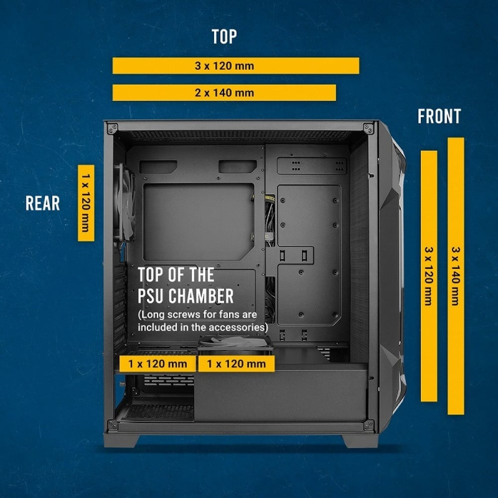 صورة Antec DF600 FLUX ARGB Cabinet (Black) رقم 5