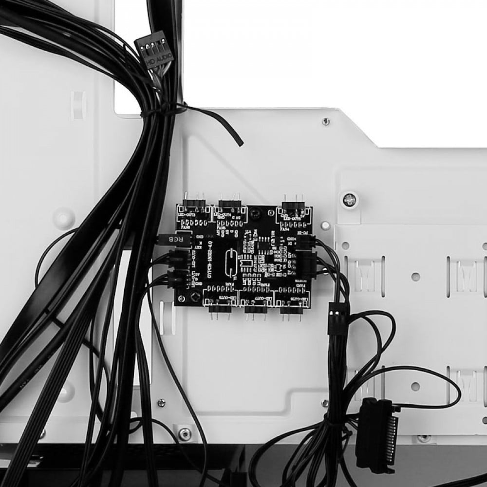 صورة Antec Dark Phantom Dp501 White ATX Mid Tower Gaming Case / ARGB Motherboard Sync رقم 5