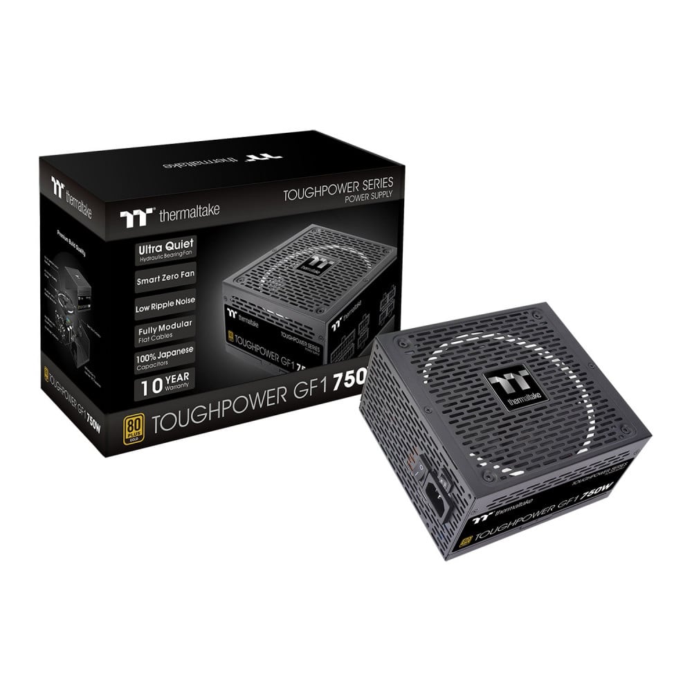 صورة Thermaltake Toughpower GF1 750 Watt Full Modular 80+ Gold PSU/Power Supply