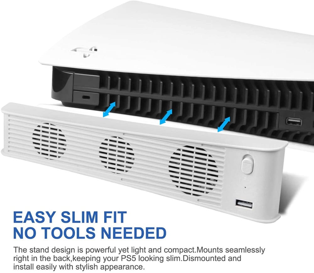 صورة مروحه خارجيه سوني 5 - COOLING FAN FOR PS5 DE/UHD رقم 5