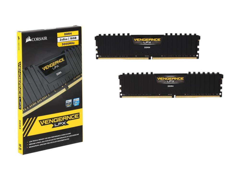 صورة رام Corsair Vengeance LPX DDR4 16GB 2x8GB 3000MHz أداء عالي وتصميم مميز رقم 2